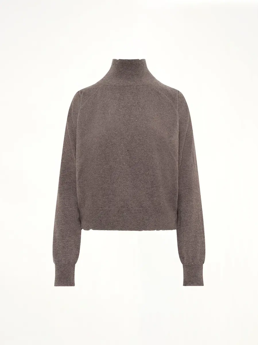 Maison Margiela Lived-in Knitwear Turtleneck in Mud | Thumbnail 2 Maison Margiela Lived-in Knitwear Turtleneck in Mud | Thumbnail 2