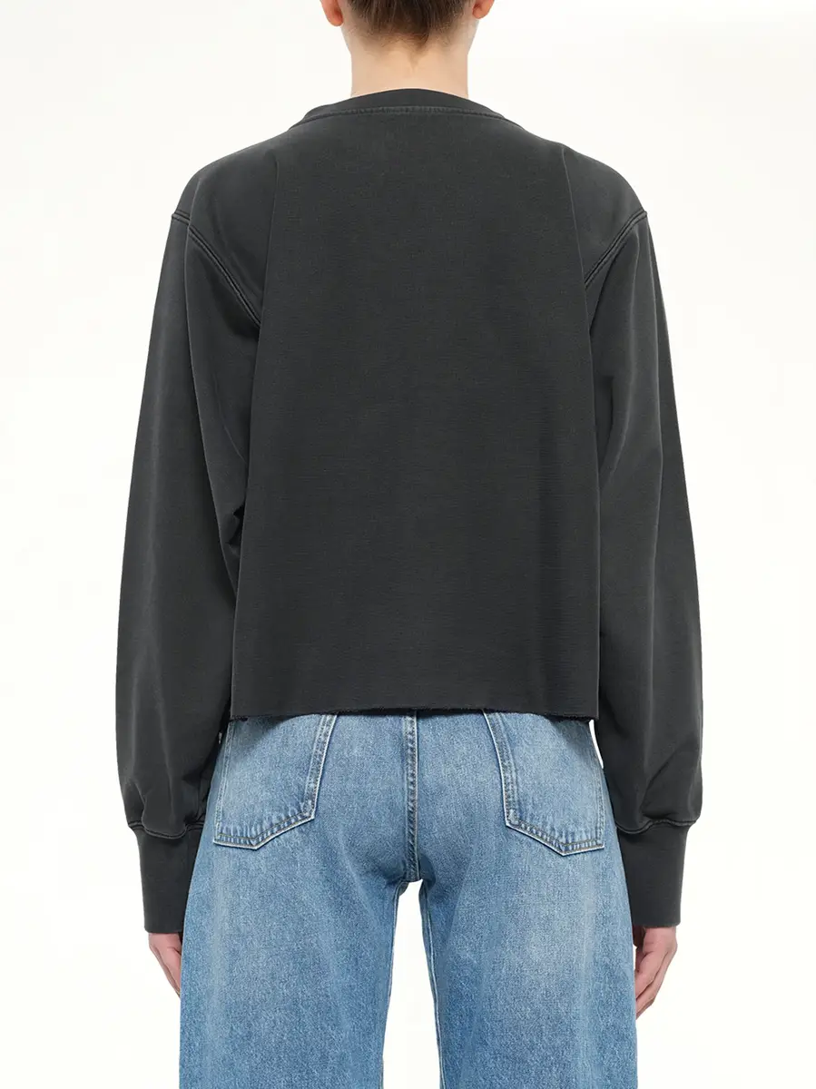 Maison Margiela Numbers Zipped Sweatshirt in Charcoal | Thumbnail 5 Maison Margiela Numbers Zipped Sweatshirt in Charcoal | Thumbnail 5