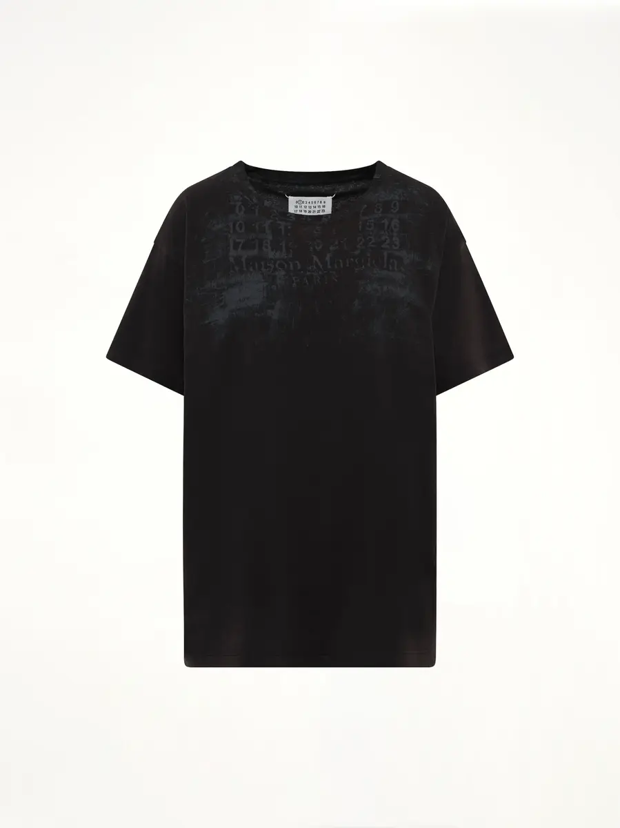 Maison Margiela Numbers Regular T-shirt in Carbon | Thumbnail 2 Maison Margiela Numbers Regular T-shirt in Carbon | Thumbnail 2