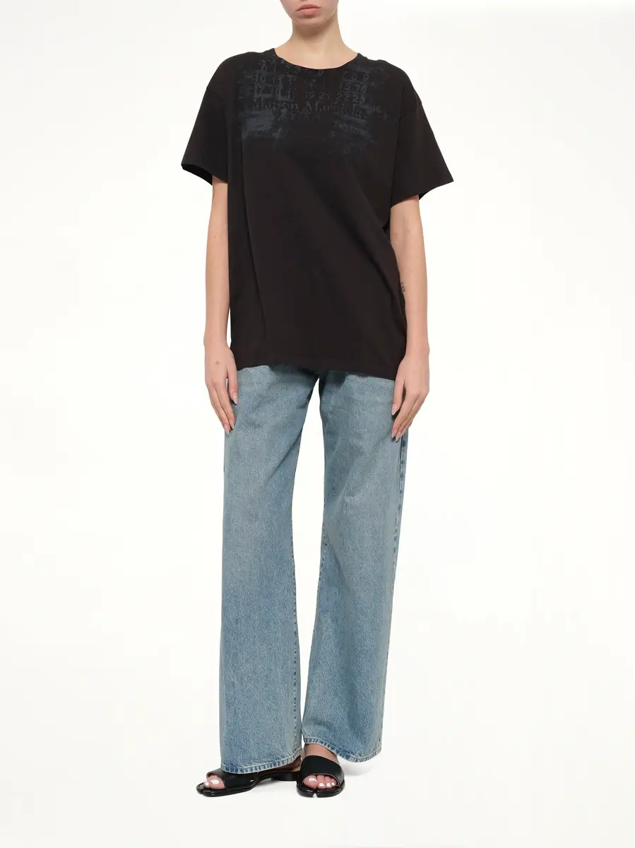 Maison Margiela Numbers Regular T-shirt in Carbon | Thumbnail 4 Maison Margiela Numbers Regular T-shirt in Carbon | Thumbnail 4