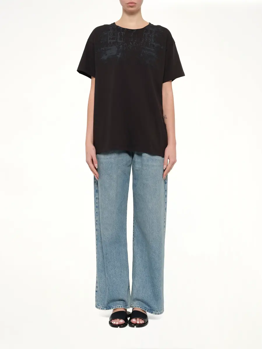 Maison Margiela Numbers Regular T-shirt in Carbon | Thumbnail 7 Maison Margiela Numbers Regular T-shirt in Carbon | Thumbnail 7
