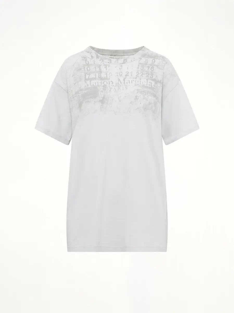 Maison Margiela Numbers Regular T-shirt in Ice | Thumbnail 2 Maison Margiela Numbers Regular T-shirt in Ice | Thumbnail 2