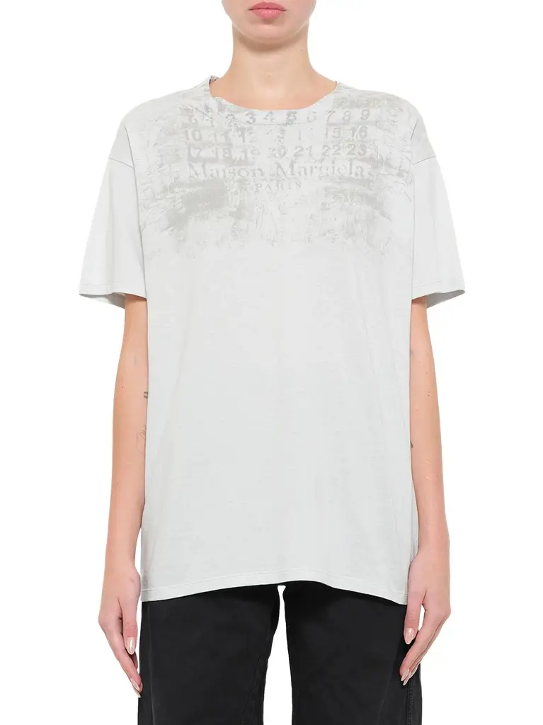Numbers Regular T-shirt in Ice