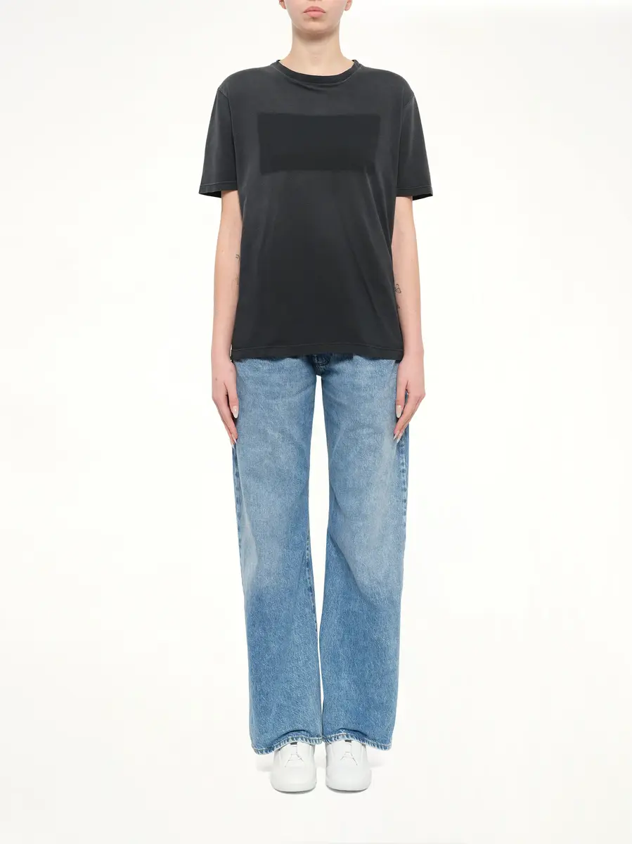 Maison Margiela Patch T-shirt in Washed Black | Thumbnail 7 Maison Margiela Patch T-shirt in Washed Black | Thumbnail 7