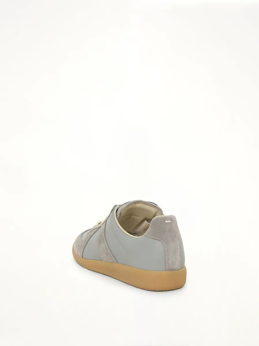 Maison Margiela Replica Leather Sneaker in Dawn Blue | Thumbnail 3 Maison Margiela Replica Leather Sneaker in Dawn Blue | Thumbnail 3