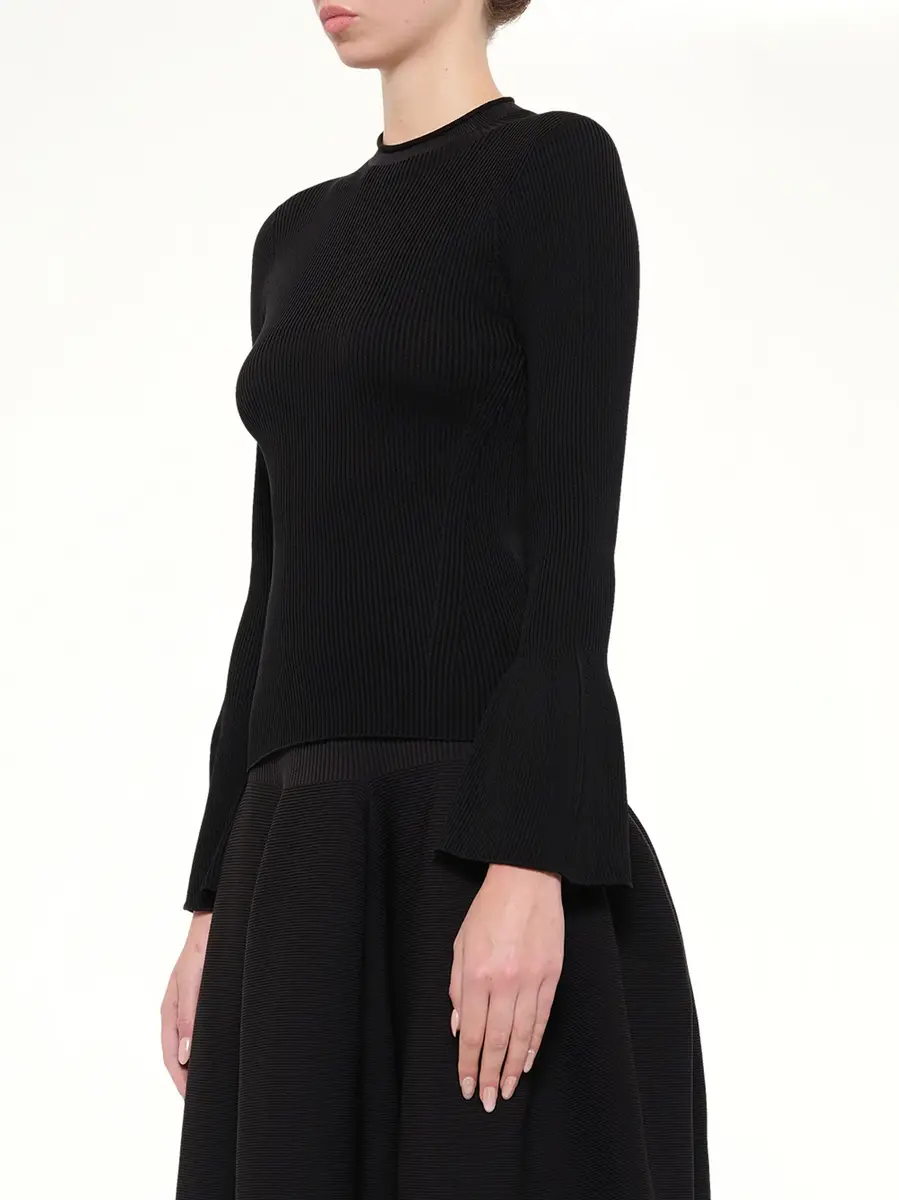 CFCL Soft Portrait Long Bell Sleeve Top | Thumbnail 3 CFCL Soft Portrait Long Bell Sleeve Top | Thumbnail 3