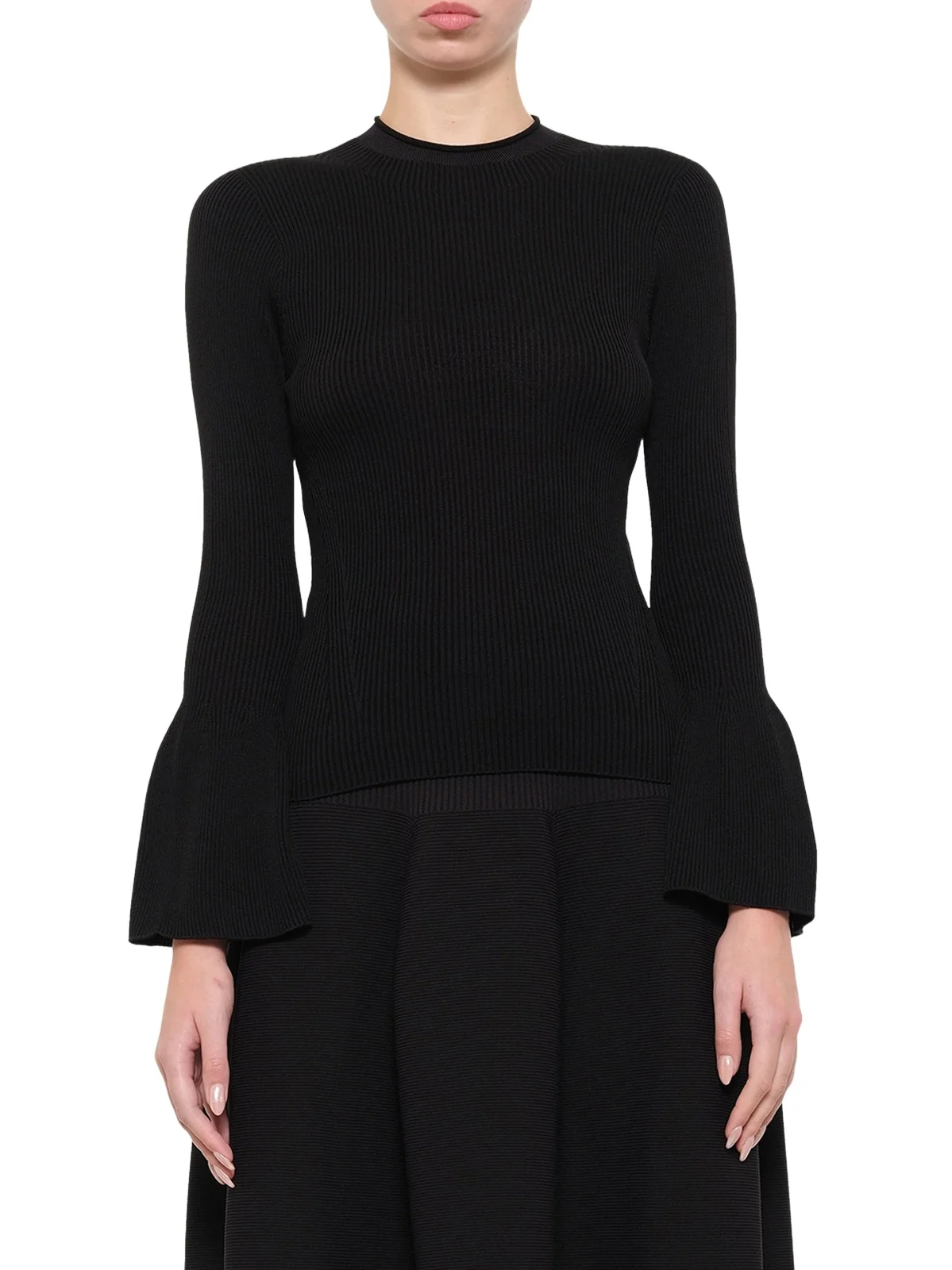 CFCL Soft Portrait Long Bell Sleeve Top