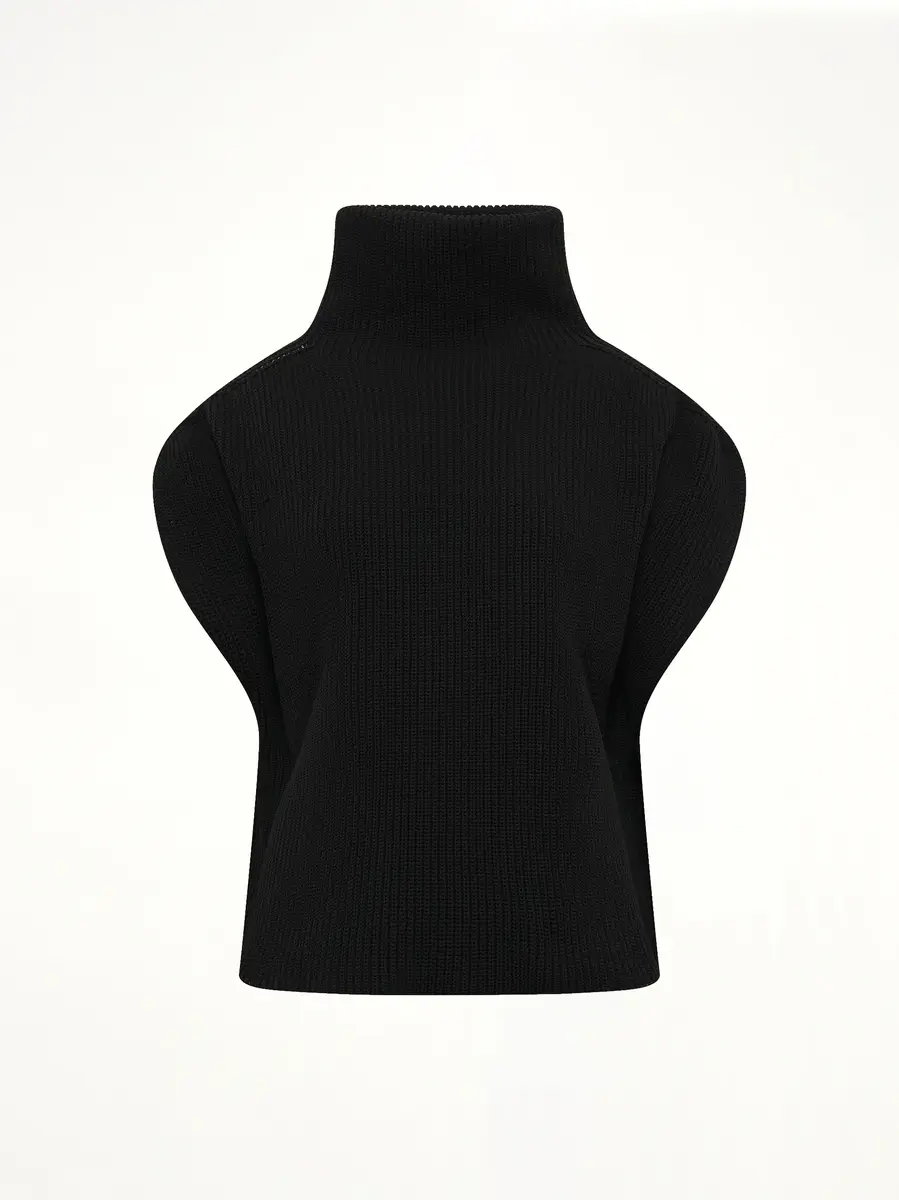 CFCL Low Gauge Crease Highneck Top | Thumbnail 2