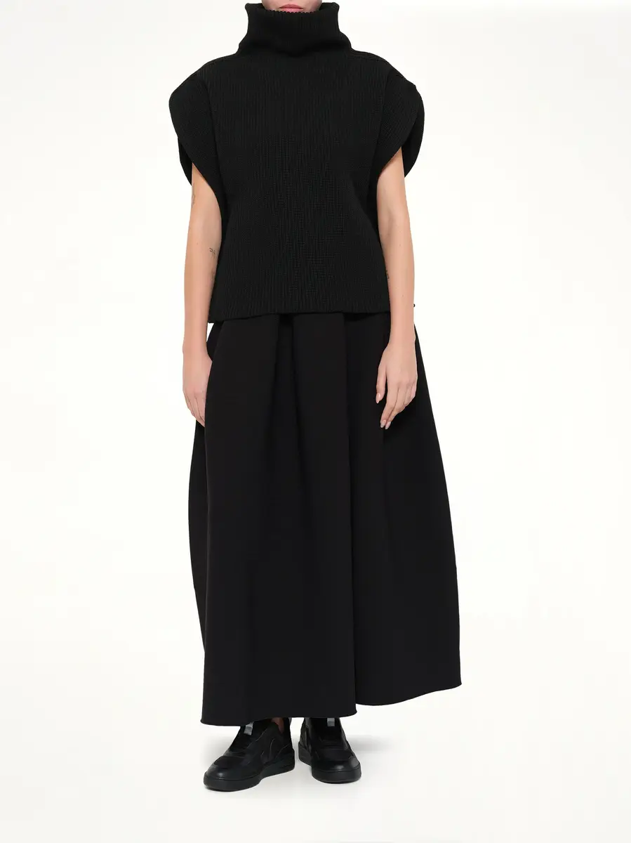 CFCL Low Gauge Crease Highneck Top | Thumbnail 4