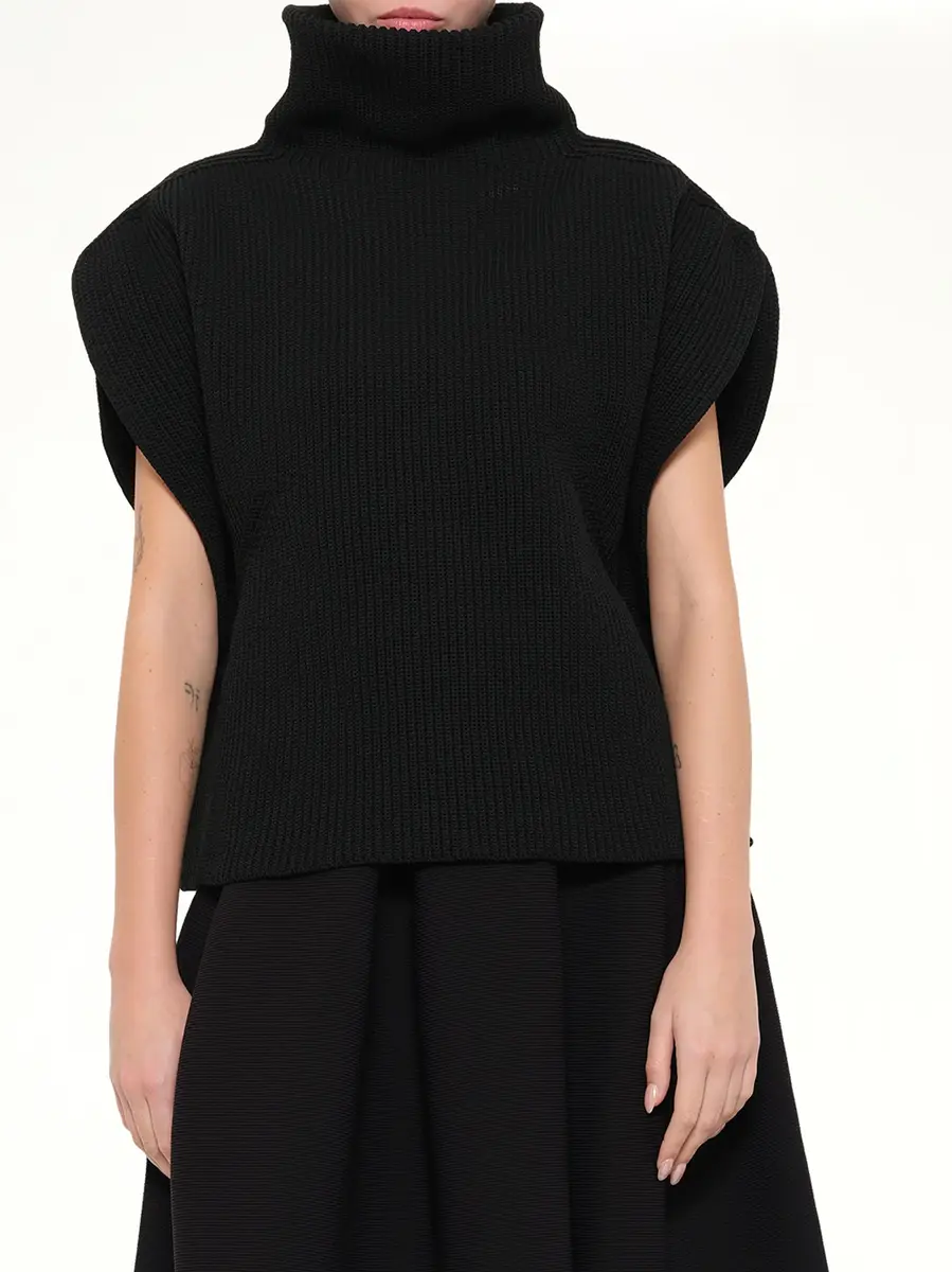 CFCL Low Gauge Crease Highneck Top | Thumbnail 6