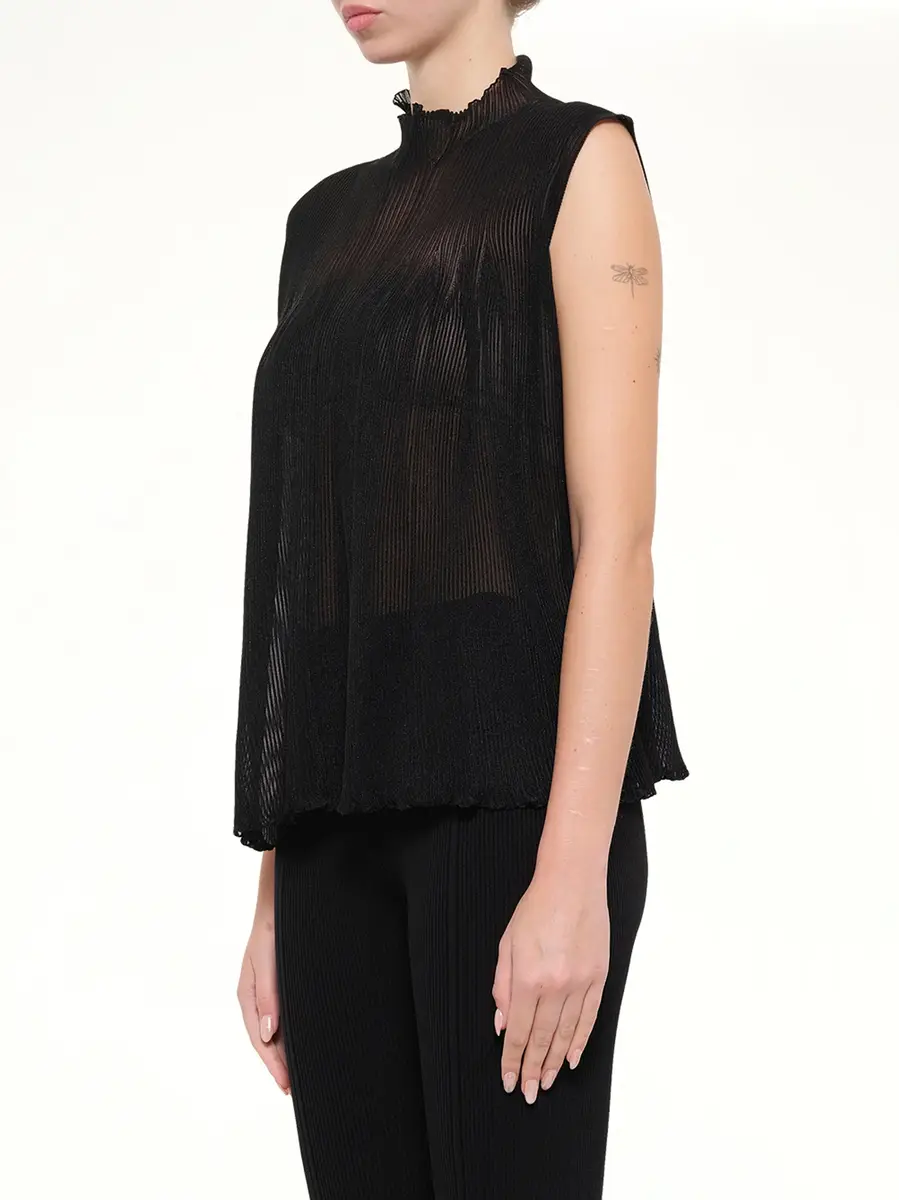 CFCL Hypha Lucent Glitter Sleeveless Bust Flare Top | Thumbnail 3 CFCL Hypha Lucent Glitter Sleeveless Bust Flare Top | Thumbnail 3