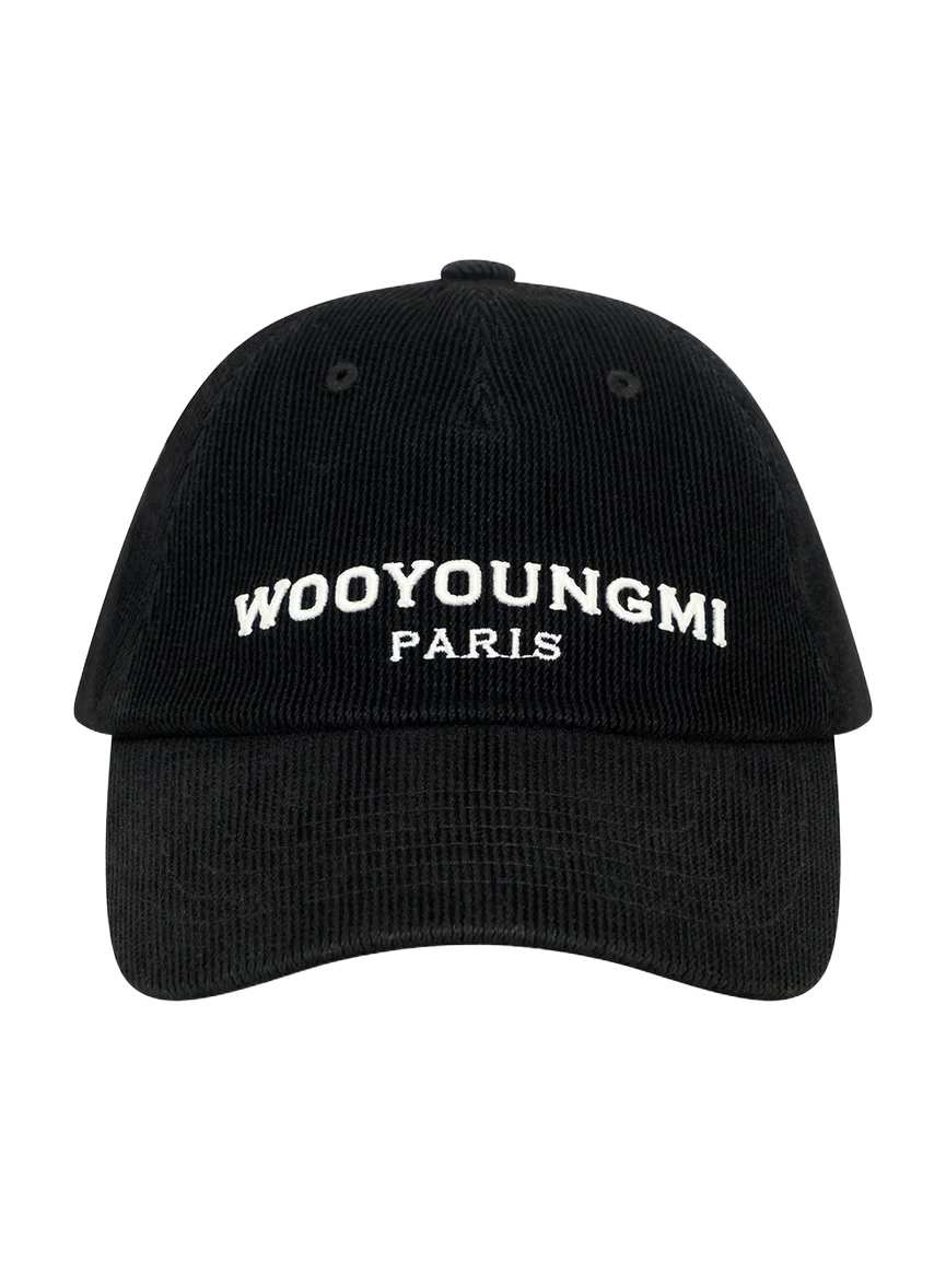 Wooyoungmi Paris Cap in Washed Black Wooyoungmi Paris Cap in Washed Black