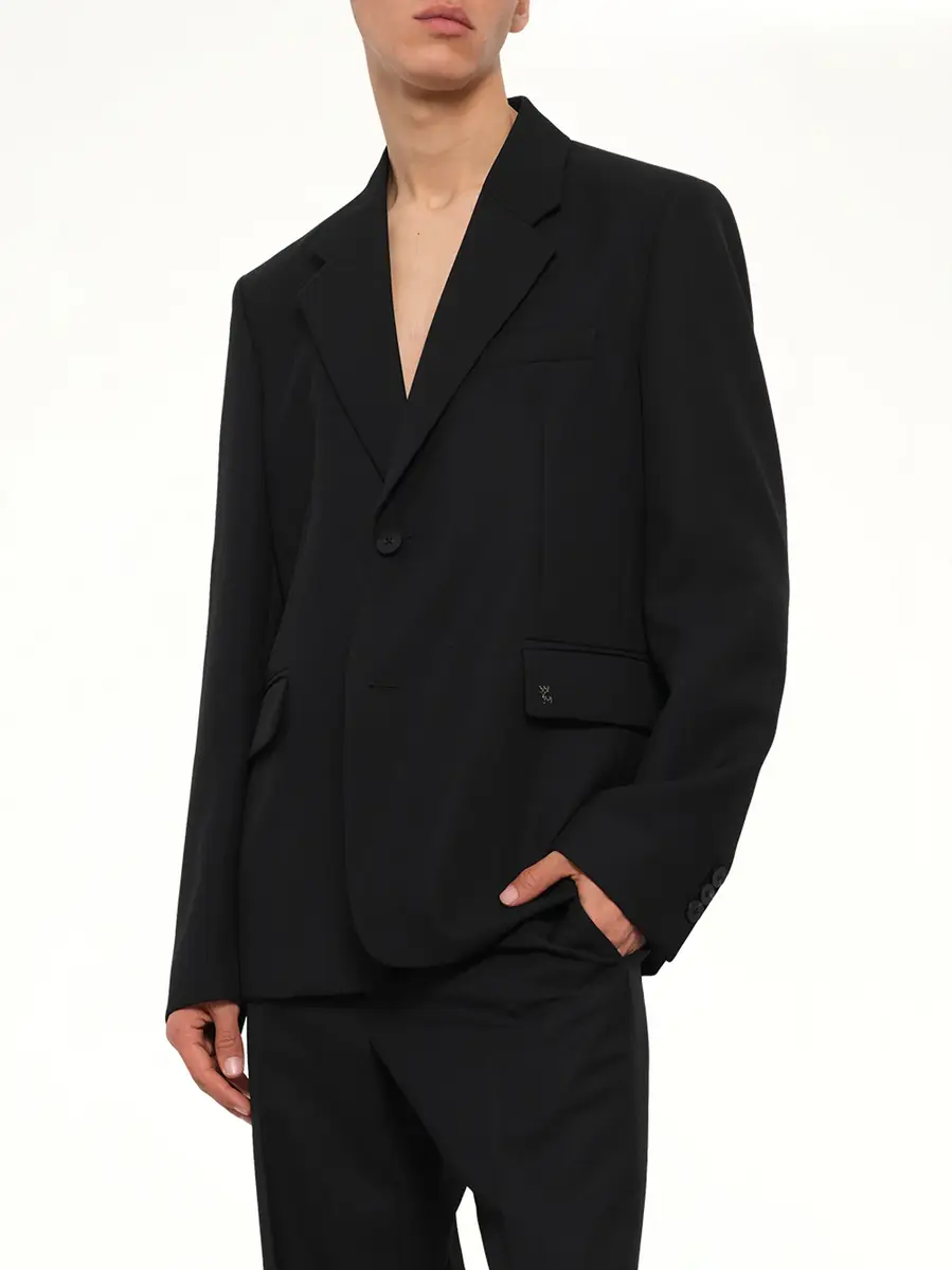 WOOYOUNGMI 2 Button Wool Blazer | Thumbnail 6 WOOYOUNGMI 2 Button Wool Blazer | Thumbnail 6