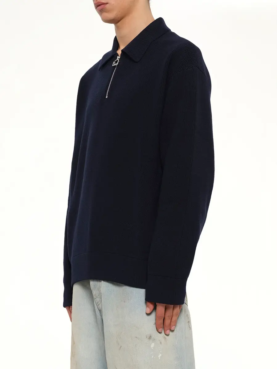WOOYOUNGMI Wool Zip Sweater | Thumbnail 3 WOOYOUNGMI Wool Zip Sweater | Thumbnail 3