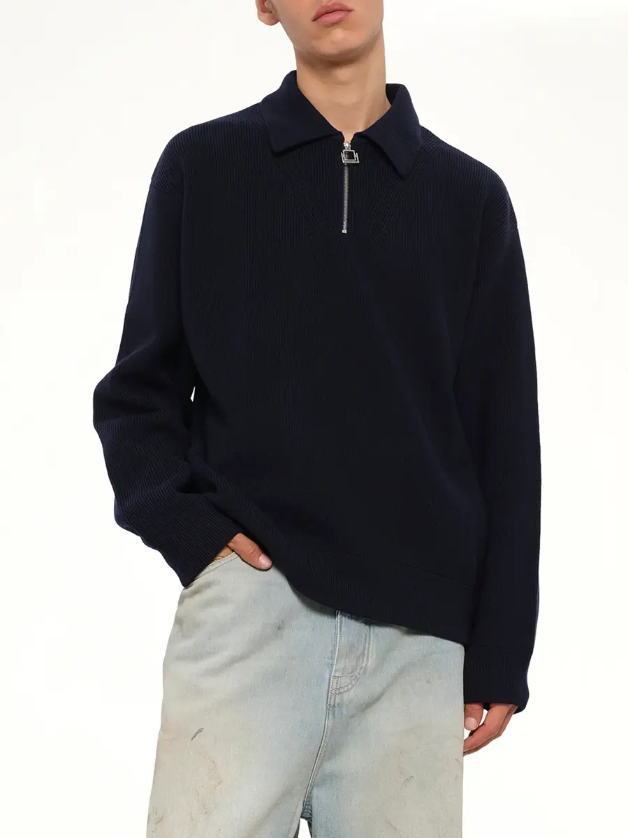 WOOYOUNGMI Wool Zip Sweater | Thumbnail 4 WOOYOUNGMI Wool Zip Sweater | Thumbnail 4