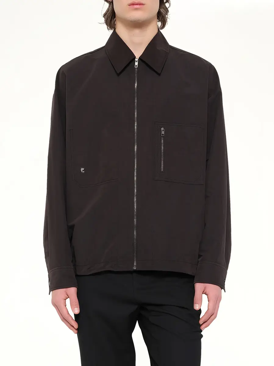 WOOYOUNGMI Cotton Nylon Zip Shirt | Thumbnail 6 WOOYOUNGMI Cotton Nylon Zip Shirt | Thumbnail 6