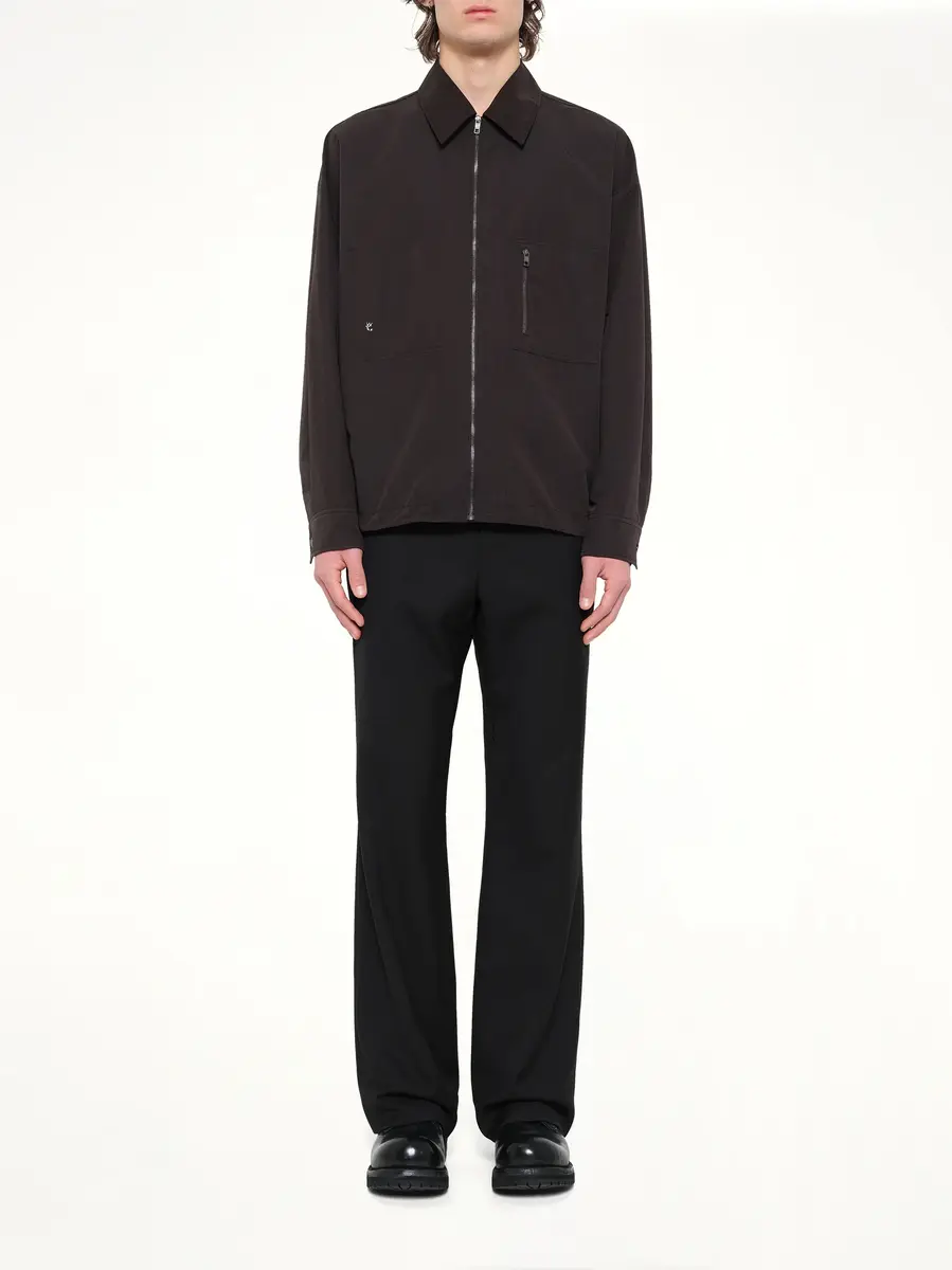 WOOYOUNGMI Cotton Nylon Zip Shirt | Thumbnail 7 WOOYOUNGMI Cotton Nylon Zip Shirt | Thumbnail 7