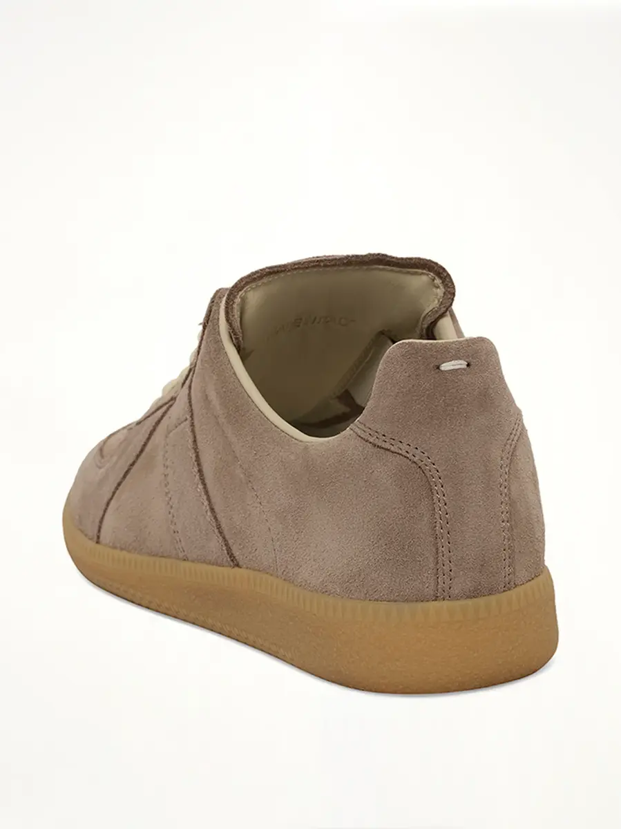 Maison Margiela Replica Leather Sneaker in Taupe | Thumbnail 3 Maison Margiela Replica Leather Sneaker in Taupe | Thumbnail 3