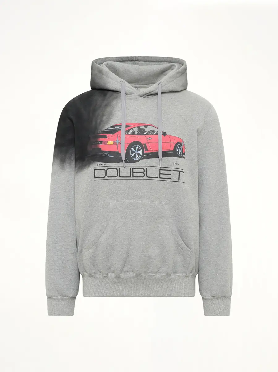 DOUBLET Exhaust Stained Hoodie | Thumbnail 2 DOUBLET Exhaust Stained Hoodie | Thumbnail 2