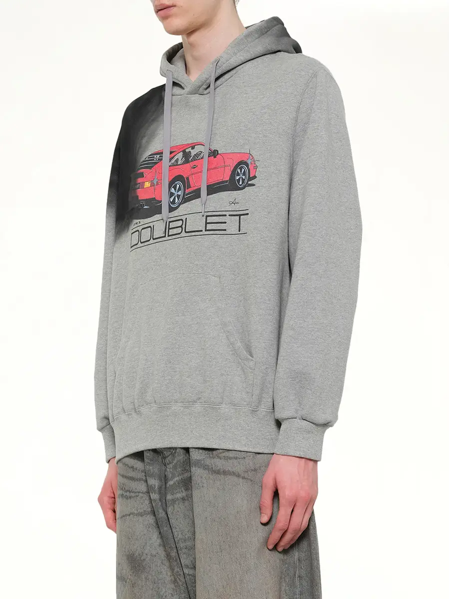 DOUBLET Exhaust Stained Hoodie | Thumbnail 3 DOUBLET Exhaust Stained Hoodie | Thumbnail 3