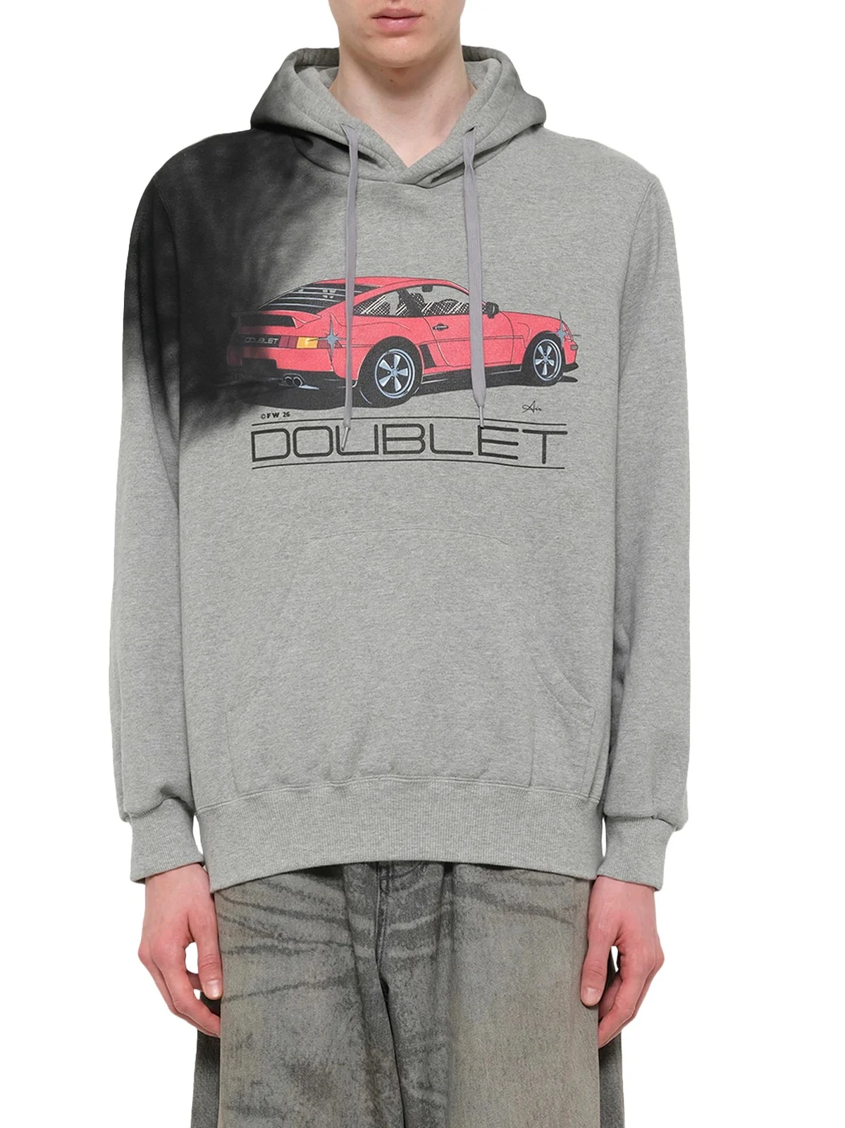 DOUBLET Exhaust Stained Hoodie