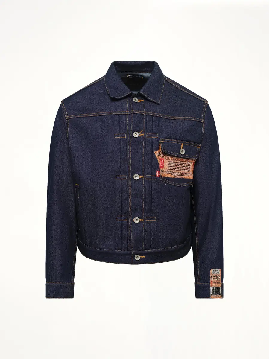 DOUBLET Air Yarn Raw Denim Jacket | Thumbnail 2 DOUBLET Air Yarn Raw Denim Jacket | Thumbnail 2