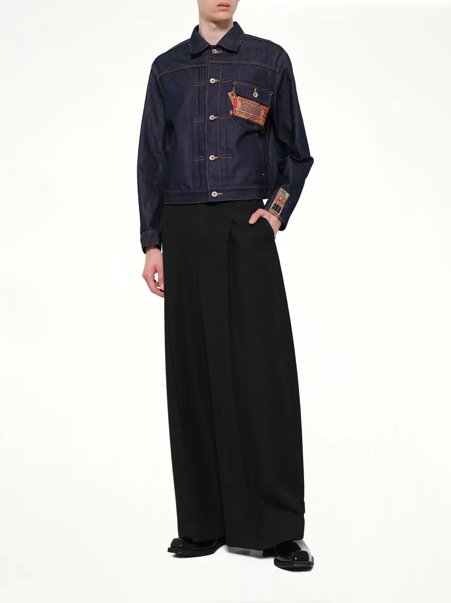 DOUBLET Air Yarn Raw Denim Jacket | Thumbnail 4 DOUBLET Air Yarn Raw Denim Jacket | Thumbnail 4
