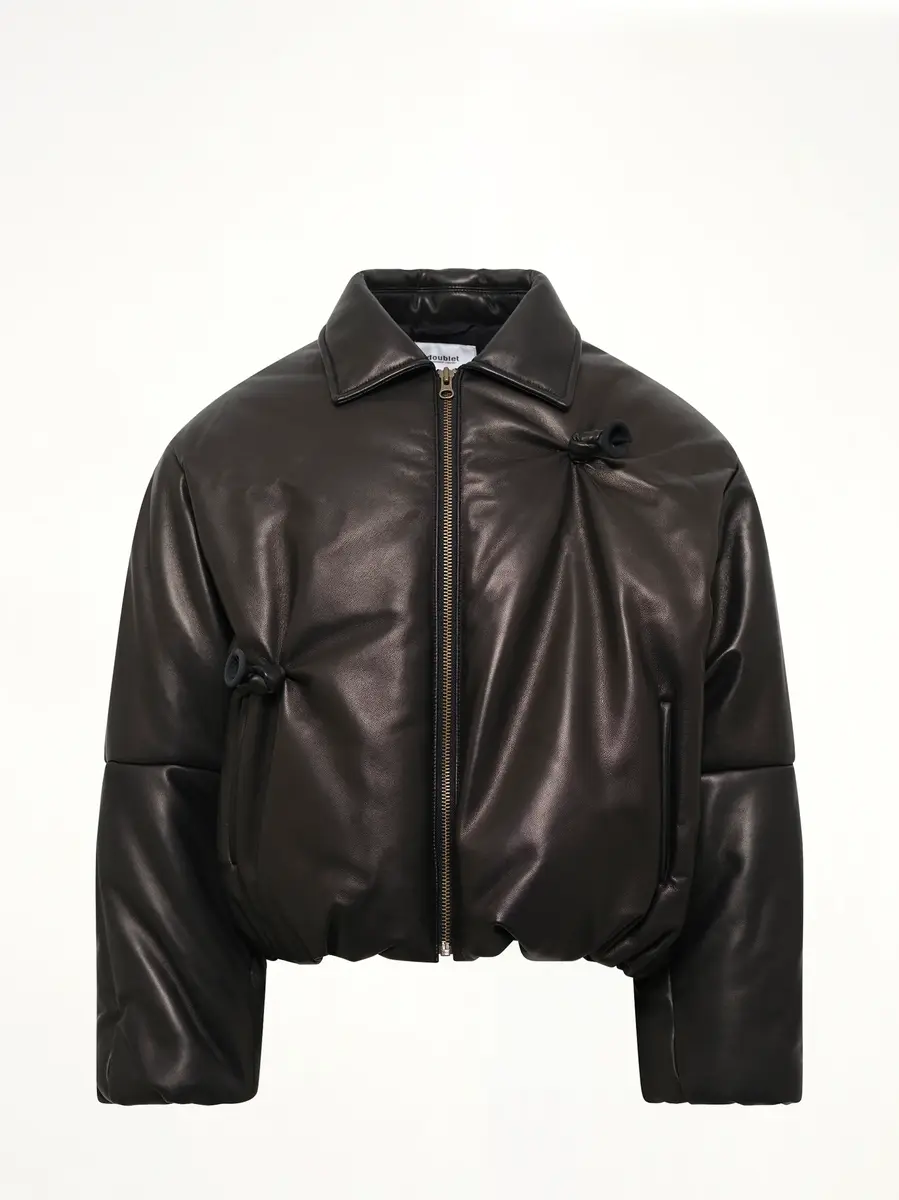 DOUBLET Inflated Balloon Leather Jacket | Thumbnail 2 DOUBLET Inflated Balloon Leather Jacket | Thumbnail 2