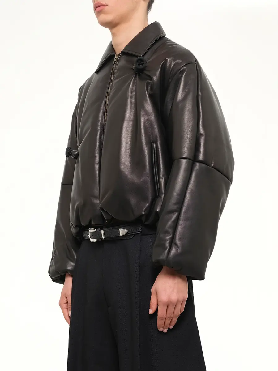 DOUBLET Inflated Balloon Leather Jacket | Thumbnail 3 DOUBLET Inflated Balloon Leather Jacket | Thumbnail 3