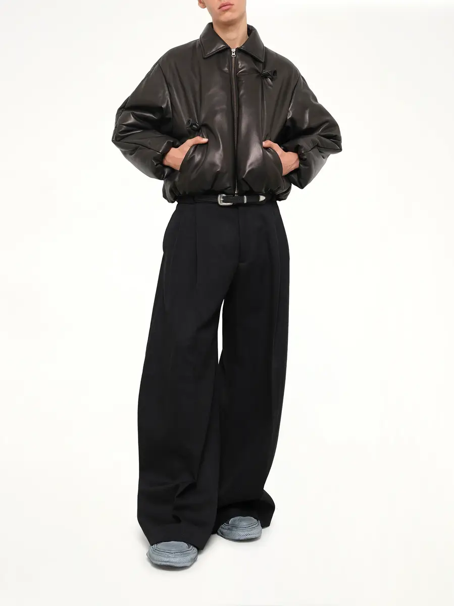 DOUBLET Inflated Balloon Leather Jacket | Thumbnail 4 DOUBLET Inflated Balloon Leather Jacket | Thumbnail 4