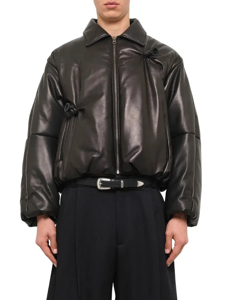 DOUBLET Inflated Balloon Leather Jacket