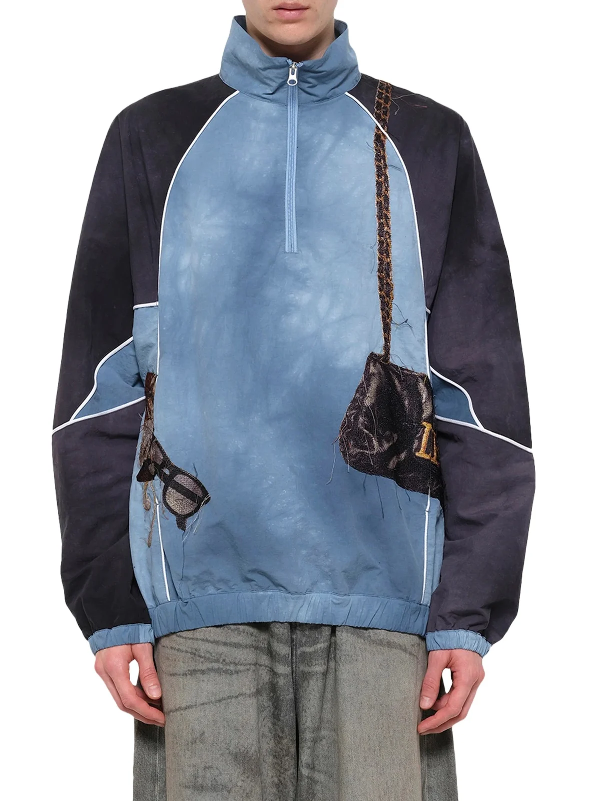 DOUBLET Trompe L'Oeil Embroidery Anorak