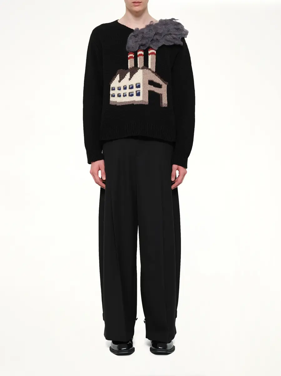 DOUBLET Smoking Factory Intarsia Knit Pullover | Thumbnail 7 DOUBLET Smoking Factory Intarsia Knit Pullover | Thumbnail 7