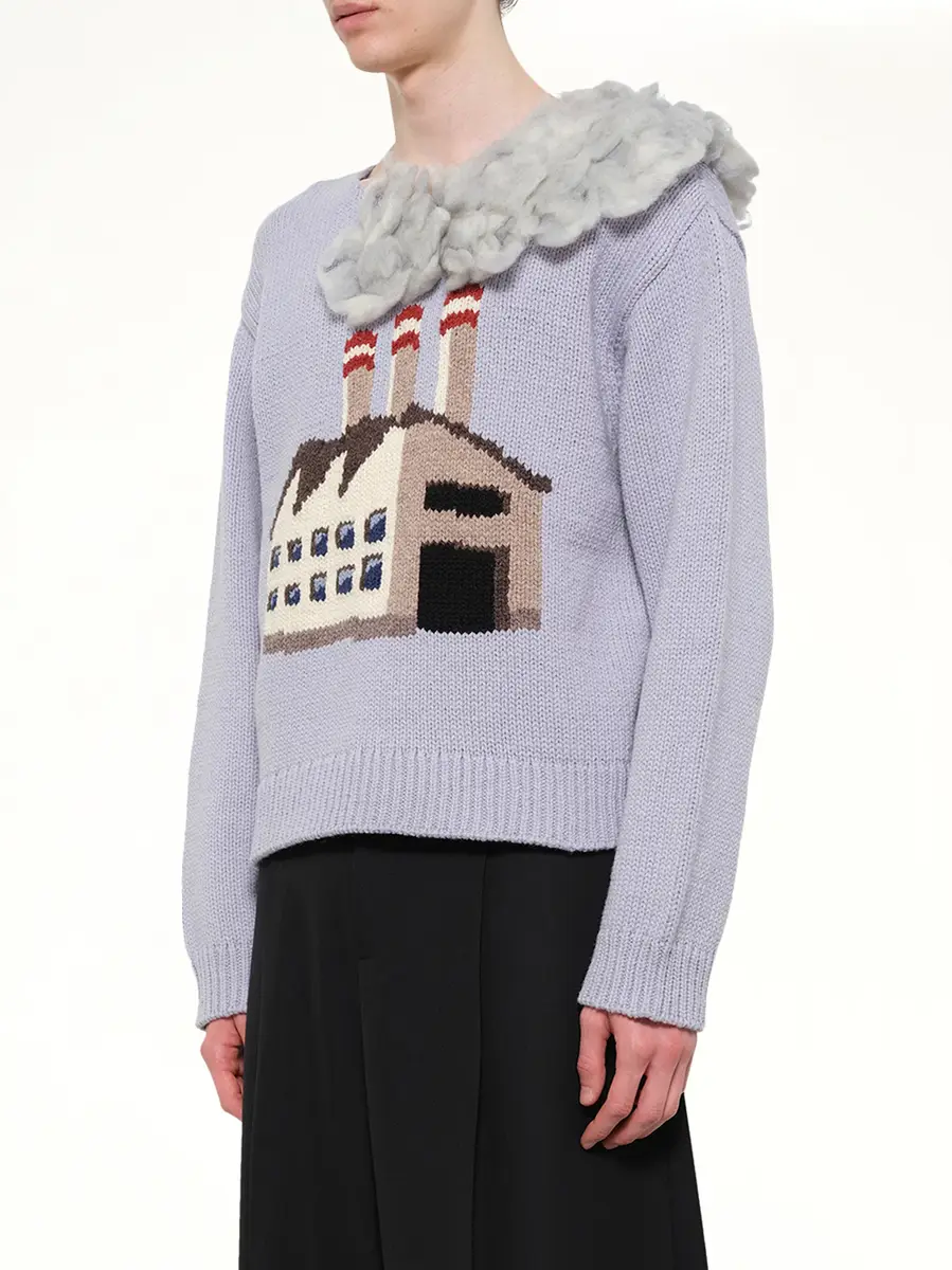 DOUBLET Smoking Factory Intarsia Knit Pullover | Thumbnail 3 DOUBLET Smoking Factory Intarsia Knit Pullover | Thumbnail 3