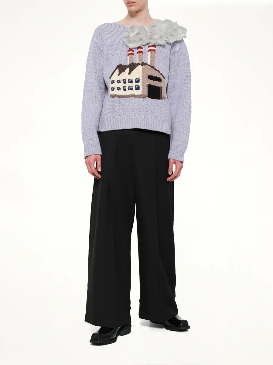 DOUBLET Smoking Factory Intarsia Knit Pullover | Thumbnail 4 DOUBLET Smoking Factory Intarsia Knit Pullover | Thumbnail 4