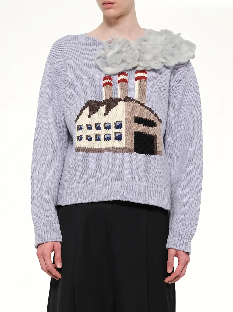 DOUBLET Smoking Factory Intarsia Knit Pullover | Thumbnail 6 DOUBLET Smoking Factory Intarsia Knit Pullover | Thumbnail 6
