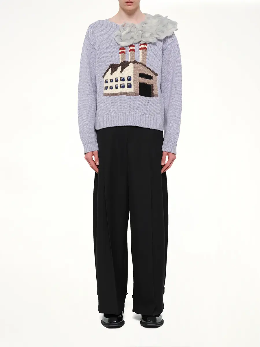 DOUBLET Smoking Factory Intarsia Knit Pullover | Thumbnail 7 DOUBLET Smoking Factory Intarsia Knit Pullover | Thumbnail 7
