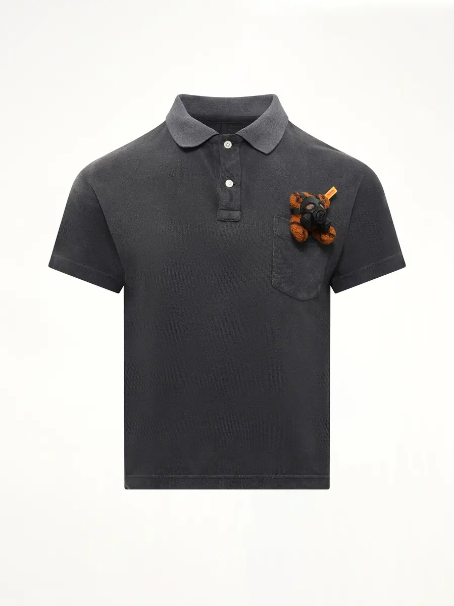 DOUBLET Gas Mask Bear Polo Shirt | Thumbnail 2 DOUBLET Gas Mask Bear Polo Shirt | Thumbnail 2