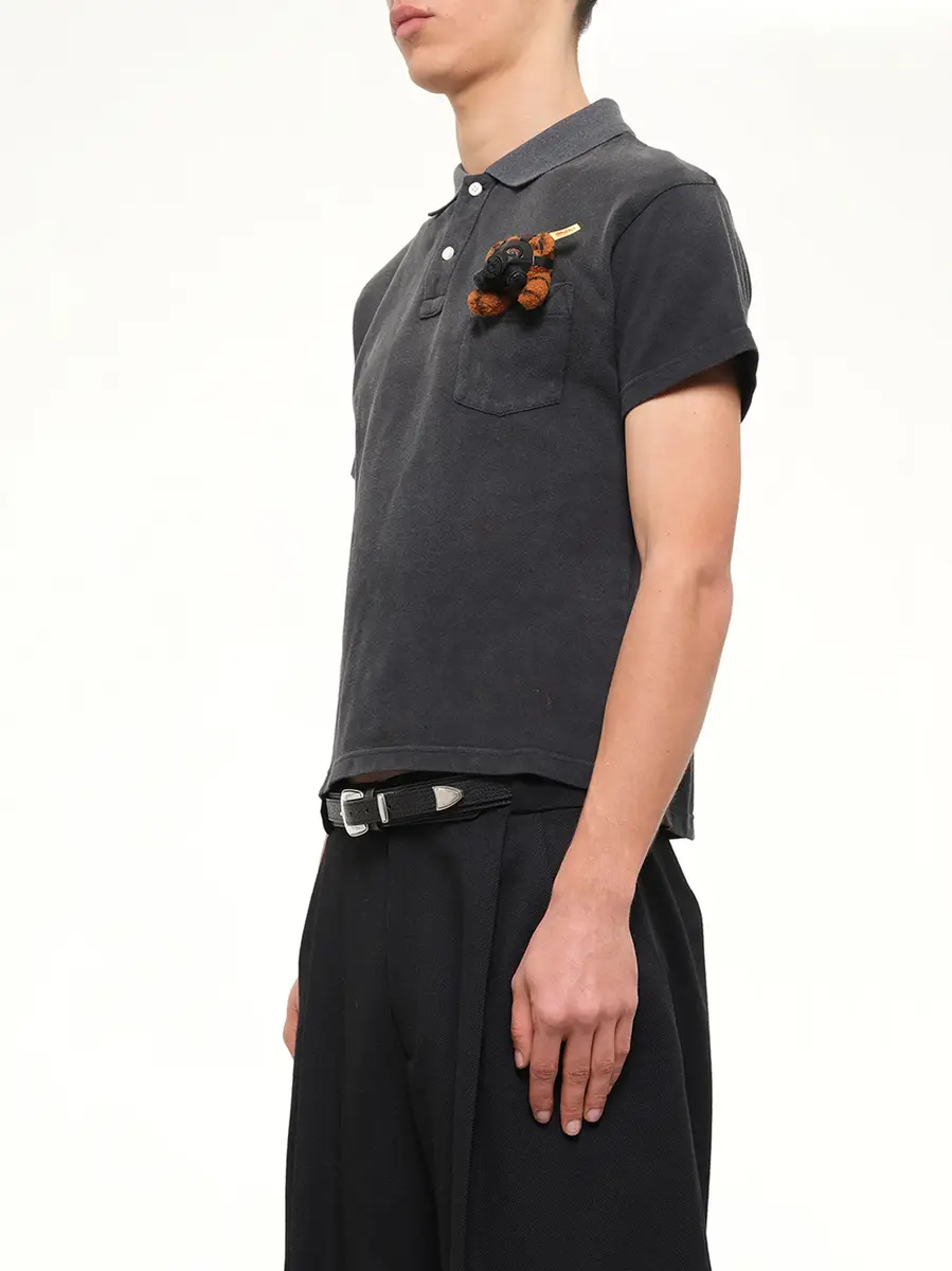 DOUBLET Gas Mask Bear Polo Shirt | Thumbnail 3 DOUBLET Gas Mask Bear Polo Shirt | Thumbnail 3