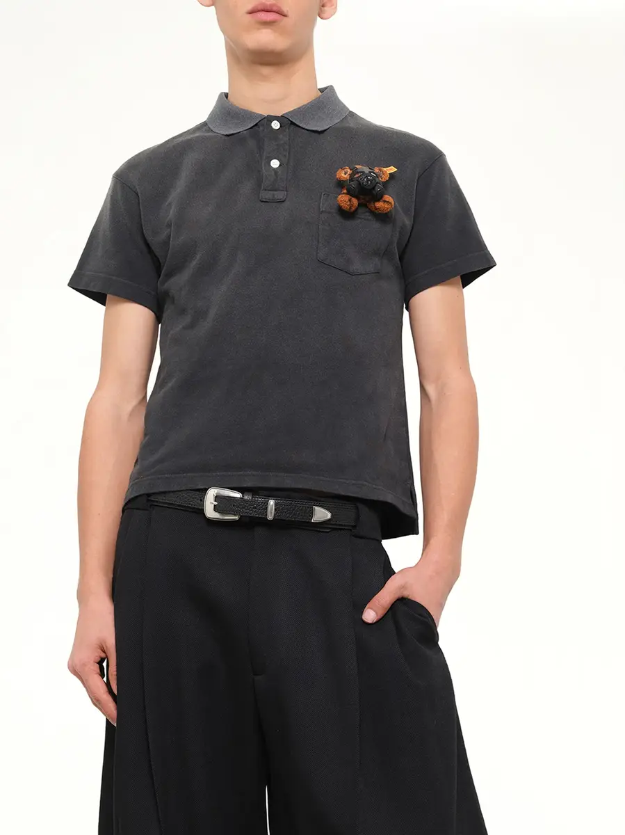 DOUBLET Gas Mask Bear Polo Shirt | Thumbnail 6 DOUBLET Gas Mask Bear Polo Shirt | Thumbnail 6