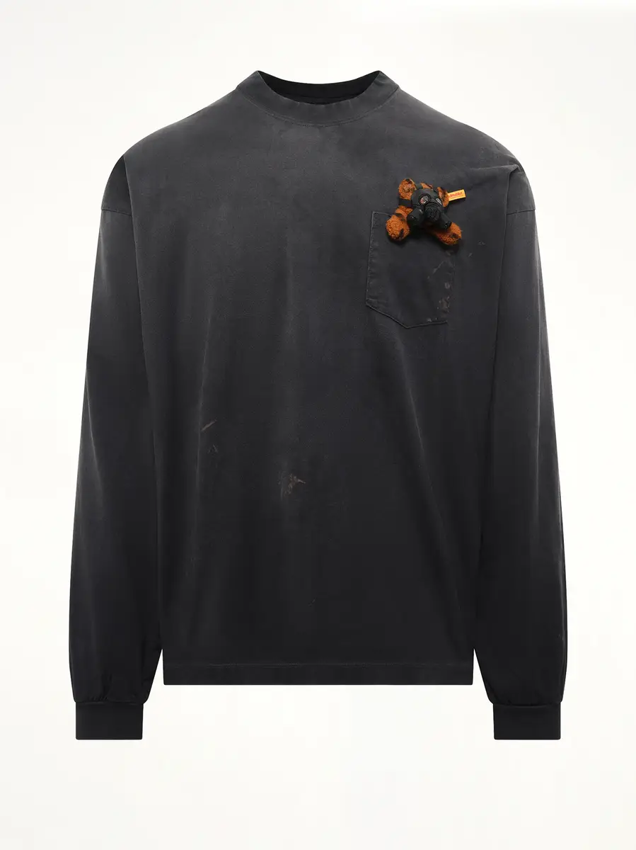 DOUBLET Gas Mask Bear Long Sleeve T-shirt | Thumbnail 2 DOUBLET Gas Mask Bear Long Sleeve T-shirt | Thumbnail 2