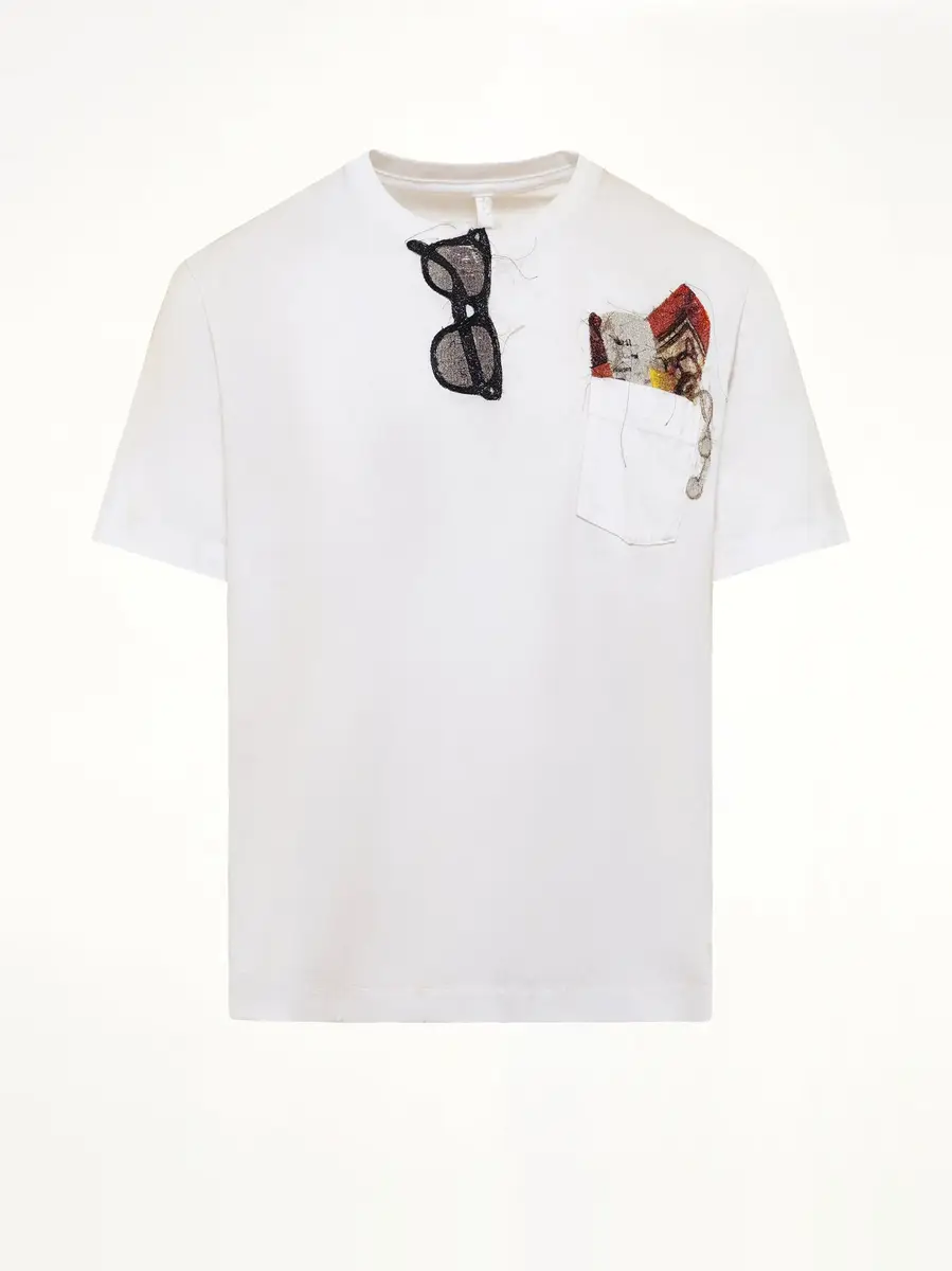 DOUBLET Trompe L'Oeil Embroidery T-shirt | Thumbnail 2 DOUBLET Trompe L'Oeil Embroidery T-shirt | Thumbnail 2