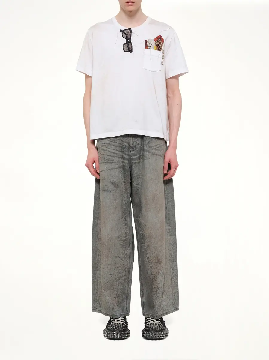 DOUBLET Trompe L'Oeil Embroidery T-shirt | Thumbnail 7 DOUBLET Trompe L'Oeil Embroidery T-shirt | Thumbnail 7