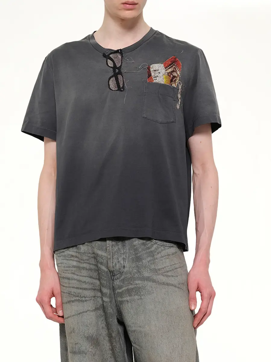 DOUBLET Trompe L'Oeil Embroidery T-shirt | Thumbnail 6 DOUBLET Trompe L'Oeil Embroidery T-shirt | Thumbnail 6