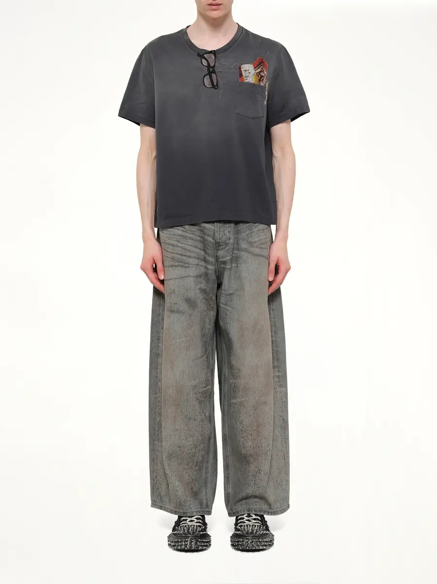DOUBLET Trompe L'Oeil Embroidery T-shirt | Thumbnail 7 DOUBLET Trompe L'Oeil Embroidery T-shirt | Thumbnail 7