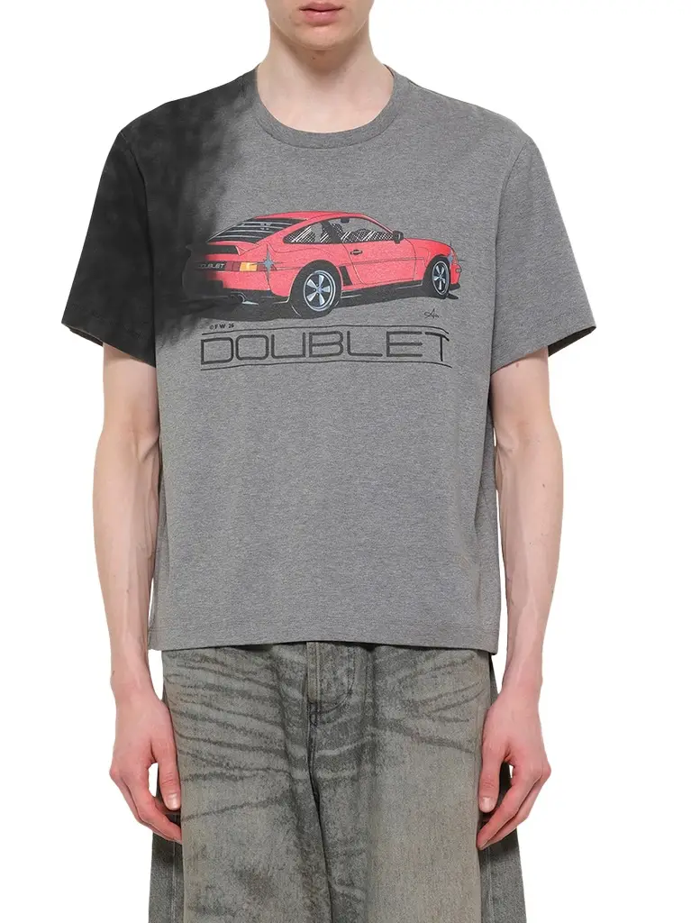 DOUBLET Exhaust Stained T-shirt