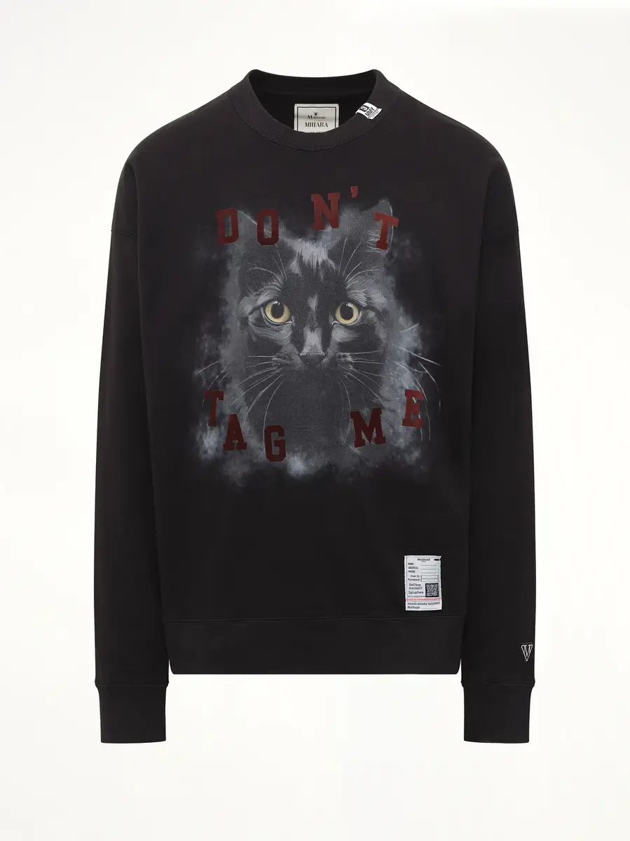 Maison MIHARA YASUHIRO Cat Printed Sweatshirt | Thumbnail 2