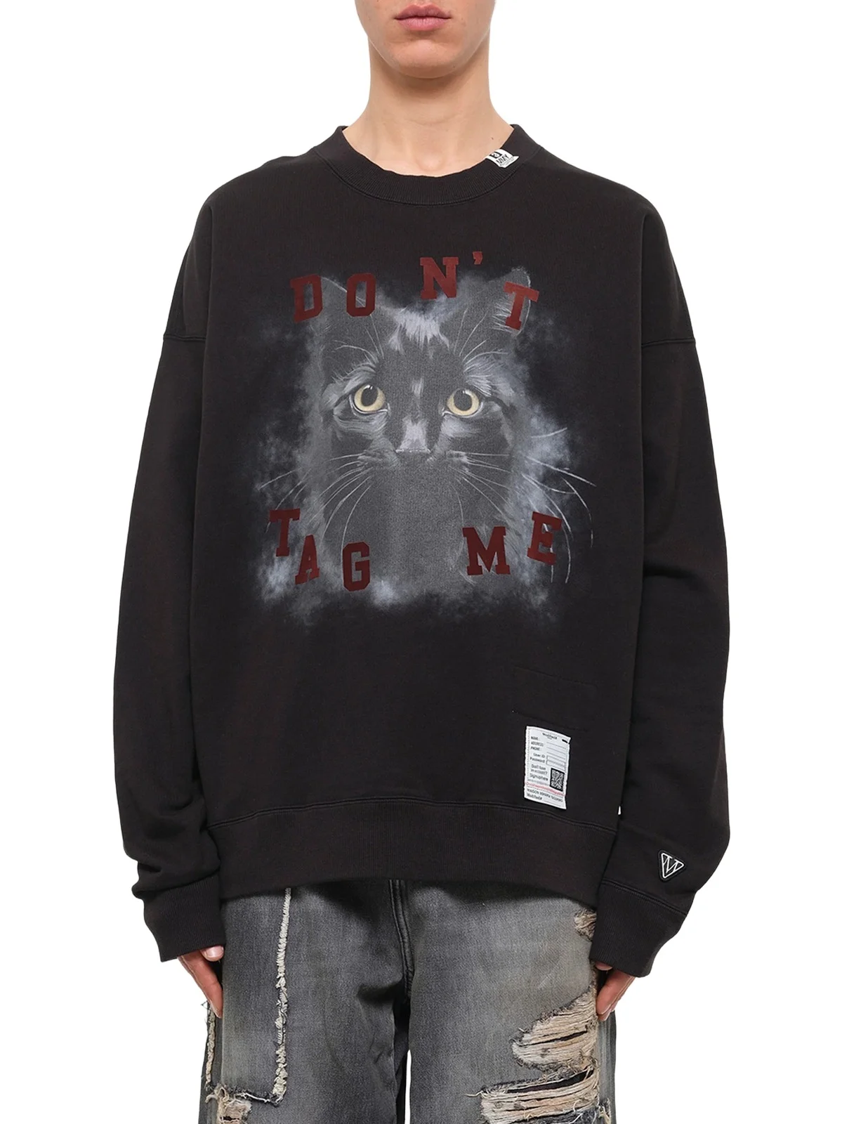 Maison MIHARA YASUHIRO Cat Printed Sweatshirt
