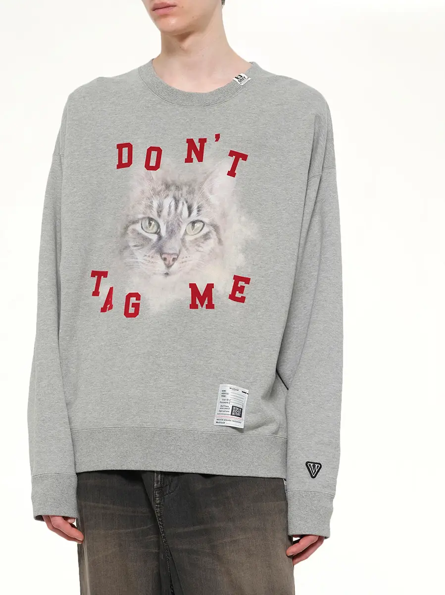 Maison MIHARA YASUHIRO Cat Printed Sweatshirt | Thumbnail 6