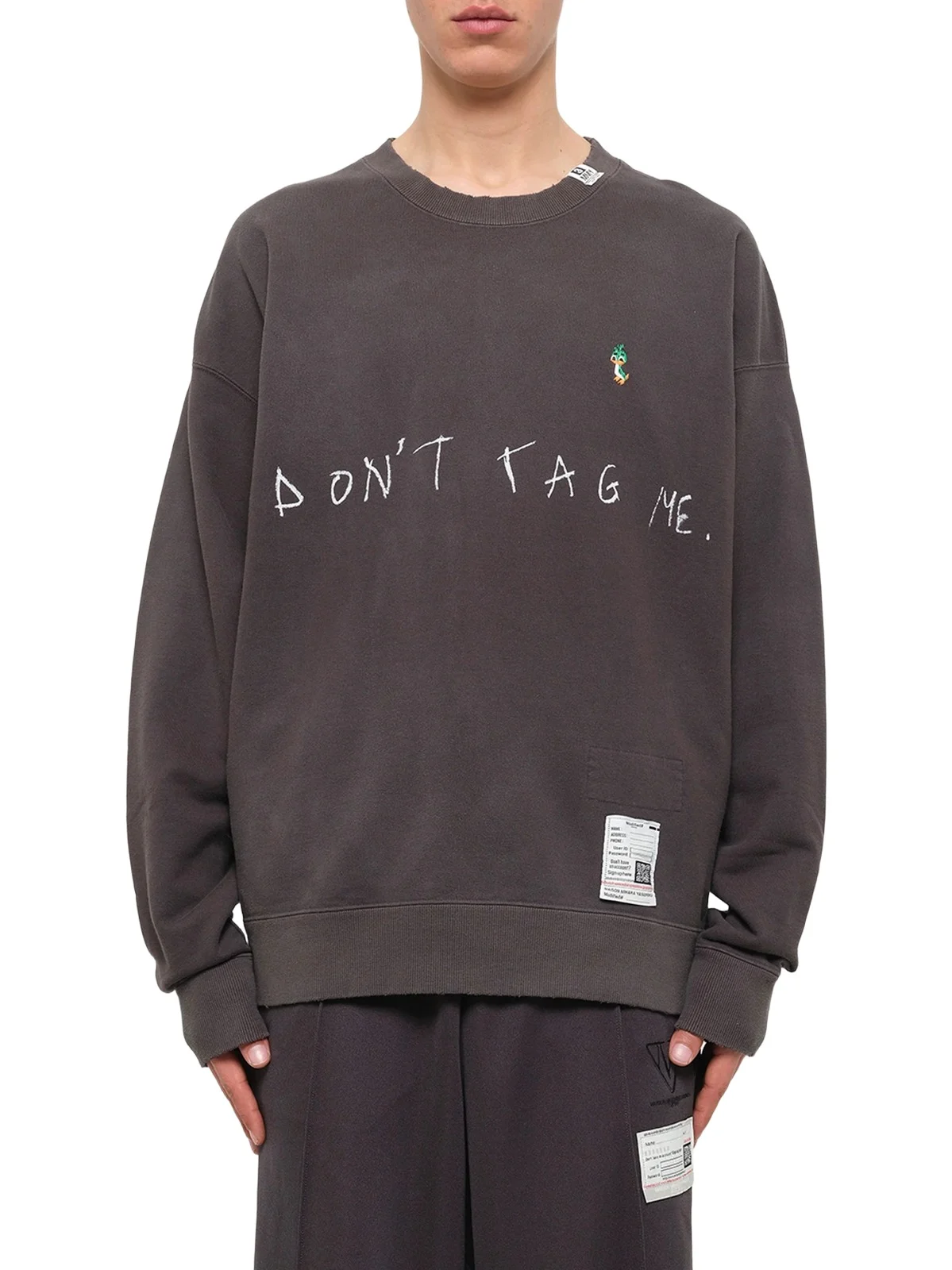Maison MIHARA YASUHIRO Don't Tag Me. Printed Sweatshirt